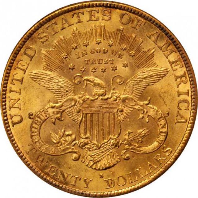 Монета Подвійний орел, 20 доларів 1891, США, США