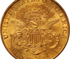Монета Подвійний орел, 20 доларів 1891, США, США
