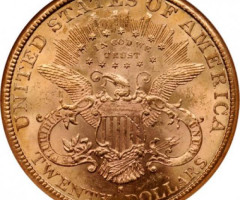 Монета Подвійний орел, 20 доларів 1890, США, США
