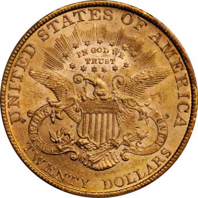 Монета Подвійний орел, 20 доларів 1889, США, США