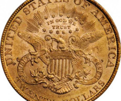 Монета Подвійний орел, 20 доларів 1889, США, США