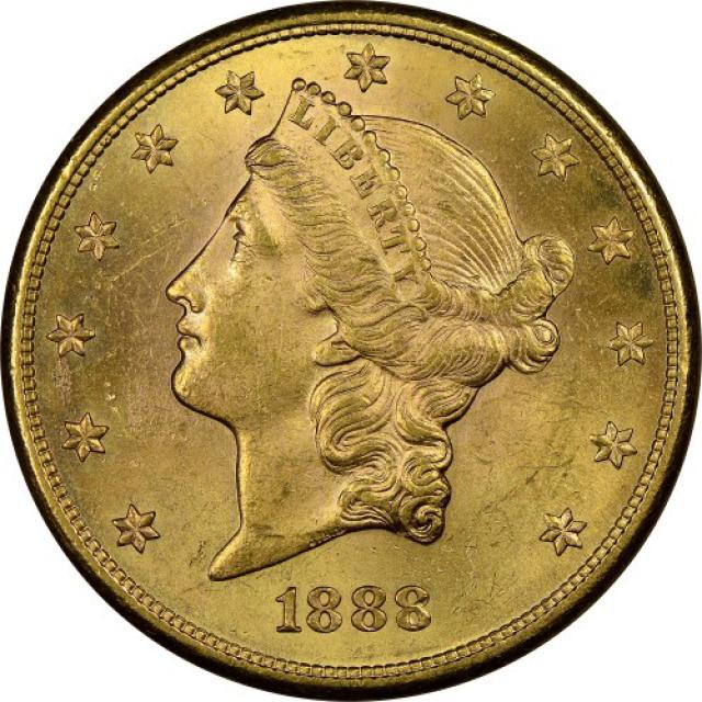 Монета Подвійний орел, 20 доларів 1888, США, США