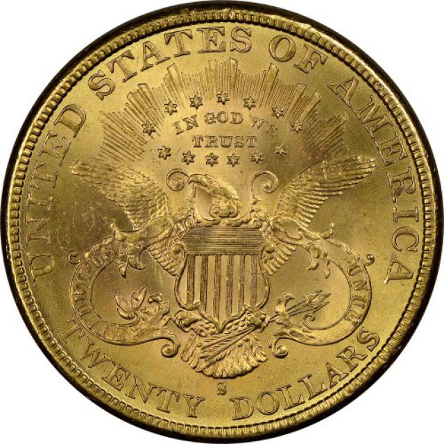 Монета Подвійний орел, 20 доларів 1888, США, США