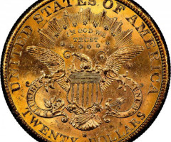 Монета Подвійний орел, 20 доларів 1887, США, США