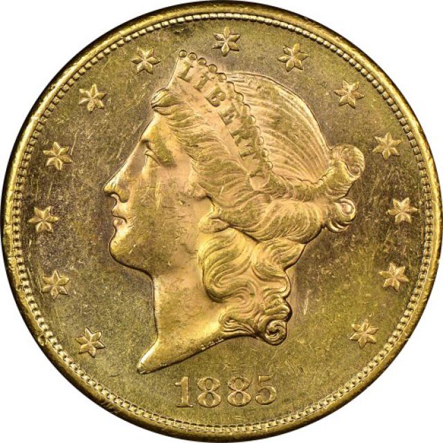 Монета Подвійний орел, 20 доларів 1885, США, США