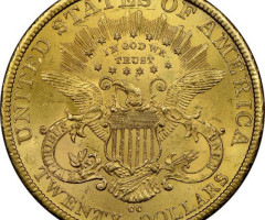Монета Подвійний орел, 20 доларів 1884, США, США