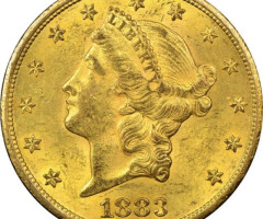 Монета Подвійний орел, 20 доларів 1883, США, США