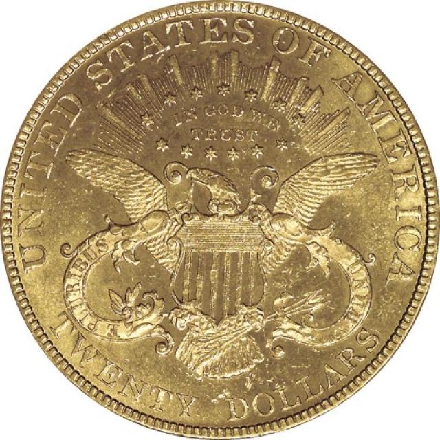 Монета Подвійний орел, 20 доларів 1881, США, США
