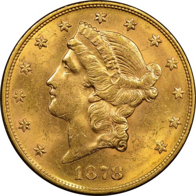 Монета Подвійний орел, 20 доларів 1878, США, США