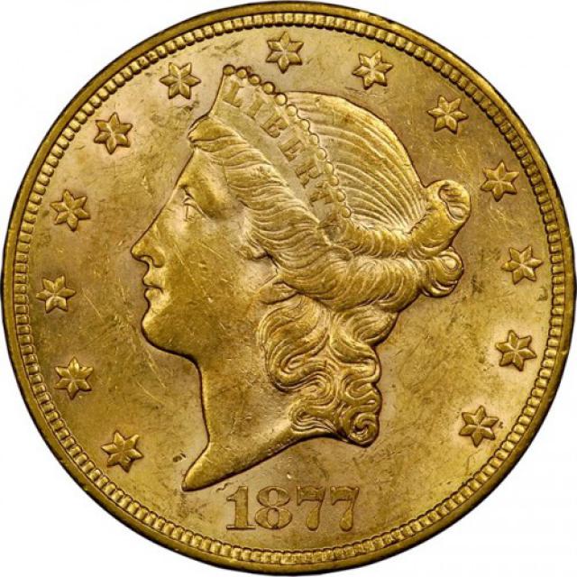 Монета Подвійний орел, 20 доларів 1877, США, США