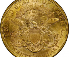 Монета Подвійний орел, 20 доларів 1877, США, США