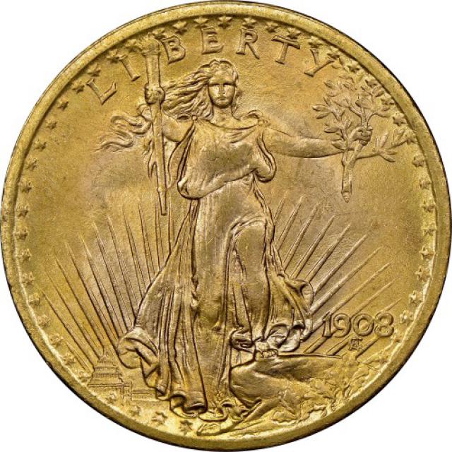 Монета Подвійний орел, 20 доларів 1908, США, США
