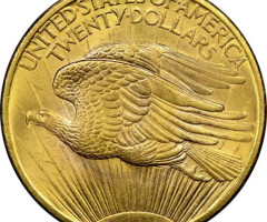 Монета Подвійний орел, 20 доларів 1907, США, США