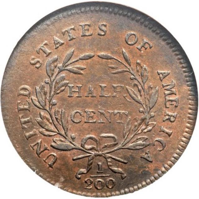 Монета Liberty Cap Half Cent, ½ цента 1796, США, США