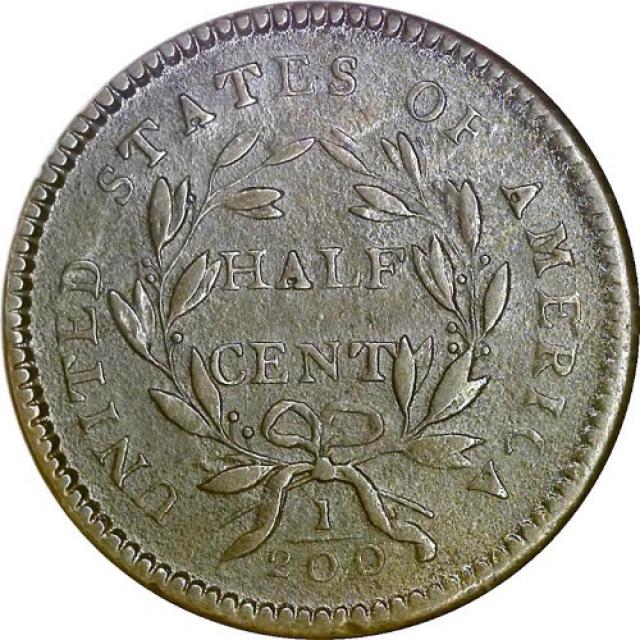 Монета Liberty Cap Half Cent, ½ цента 1794, США, США