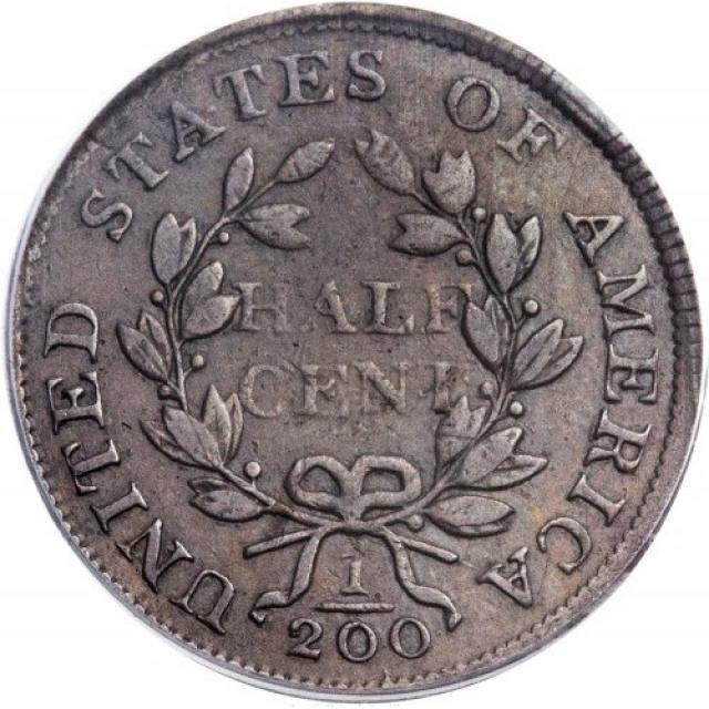 Монета Draped Bust Half Cent, ½ цента 1802, США, США