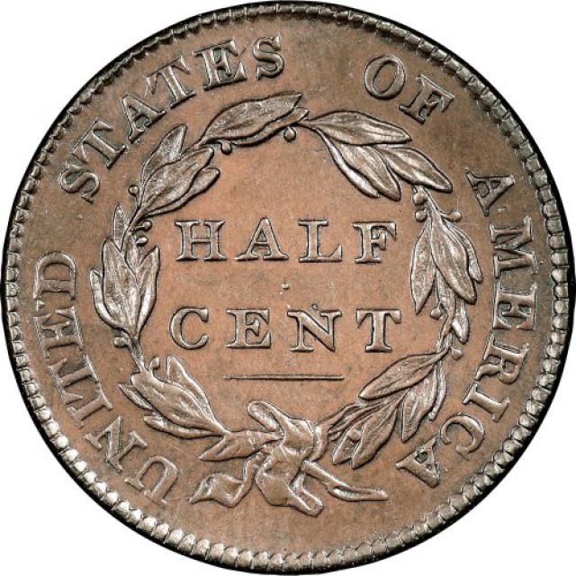 Монета Classic Head Half Cent, ½ цента 1826, США, США