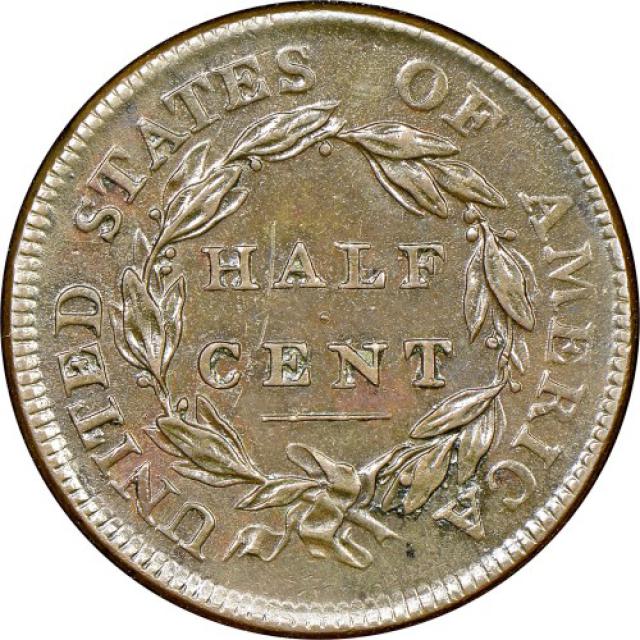 Монета Classic Head Half Cent, ½ цента 1810, США, США