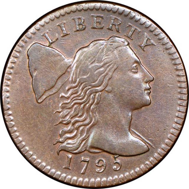 Монета Liberty Cap Cent, 1 цент 1795, США, США
