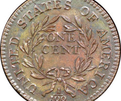 Монета Liberty Cap Cent, 1 цент 1795, США, США