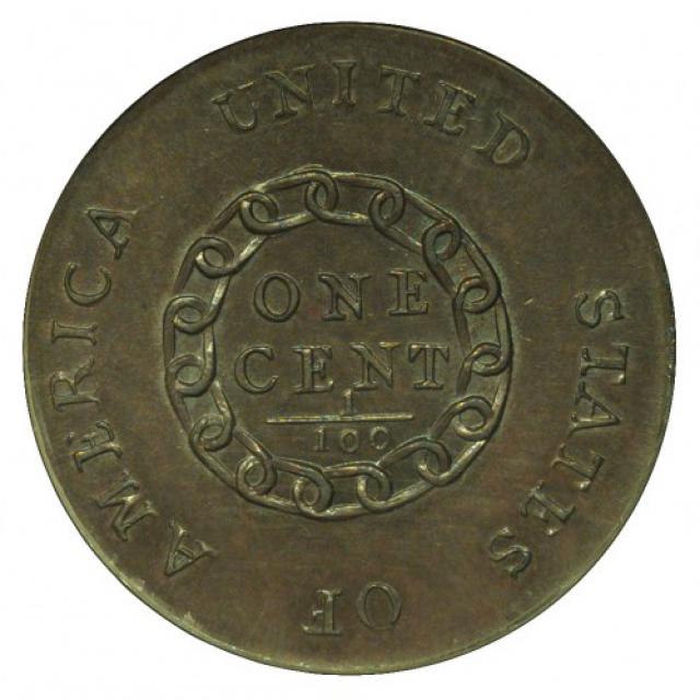 Монета Flowing Hair Cent, 1 цент 1793, США, США