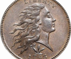 Монета Flowing Hair Cent, 1 цент 1793, США, США