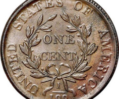 Монета Draped Bust Cent, 1 цент 1806, США, США