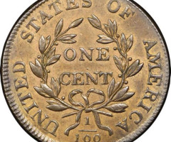 Монета Draped Bust Cent, 1 цент 1805, США, США