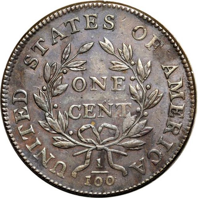 Монета Draped Bust Cent, 1 цент 1800, США, США