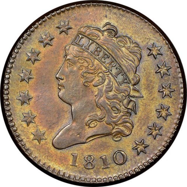 1 цент 1810, США, США