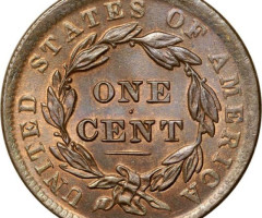 1 цент 1838, США, США