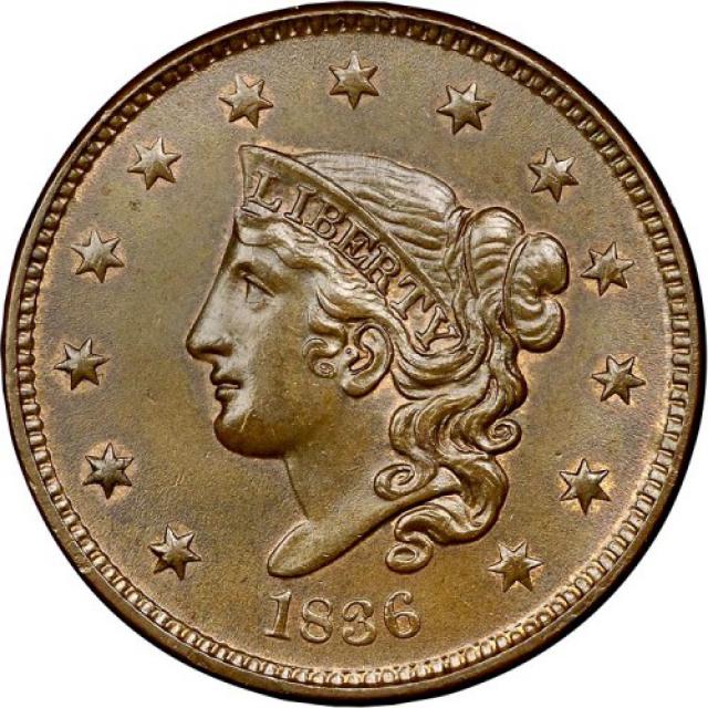 1 цент 1836, США, США