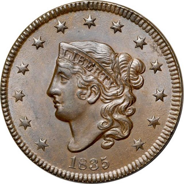 1 цент 1835, США, США