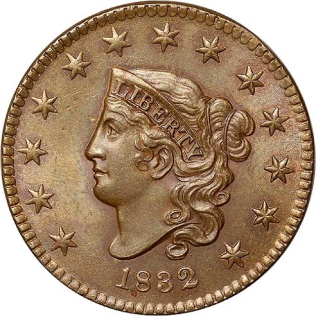 1 цент 1832, США, США