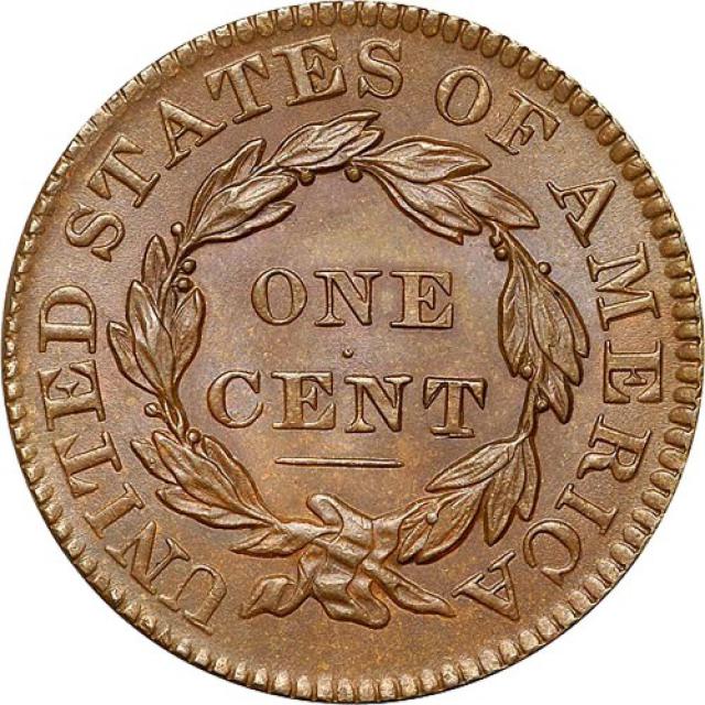 1 цент 1832, США, США
