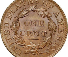 1 цент 1832, США, США