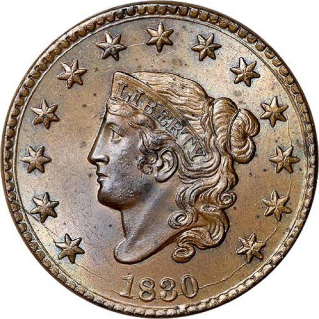 1 цент 1830, США, США