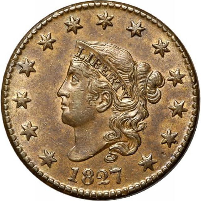 1 цент 1827, США, США