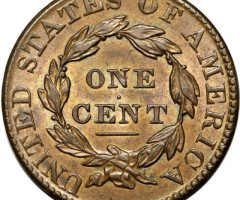 1 цент 1827, США, США