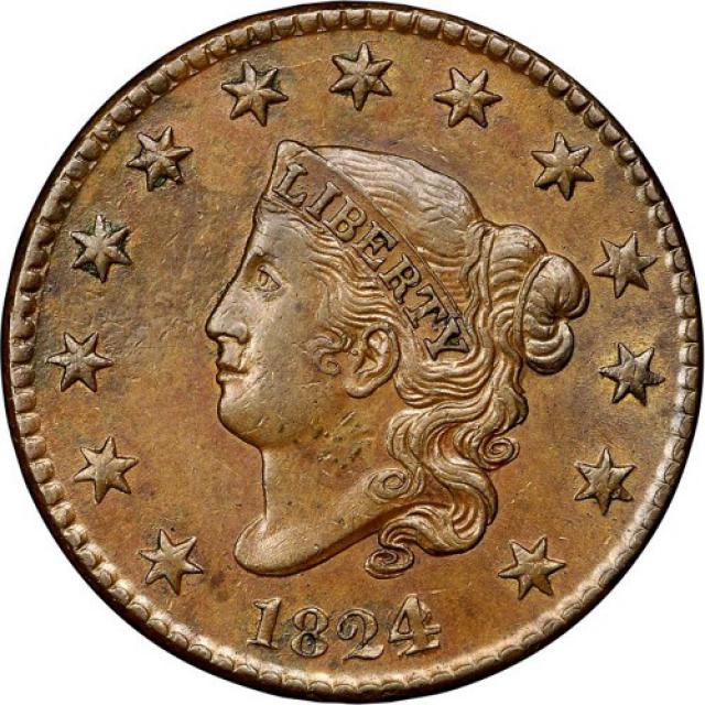 1 цент 1824, США, США