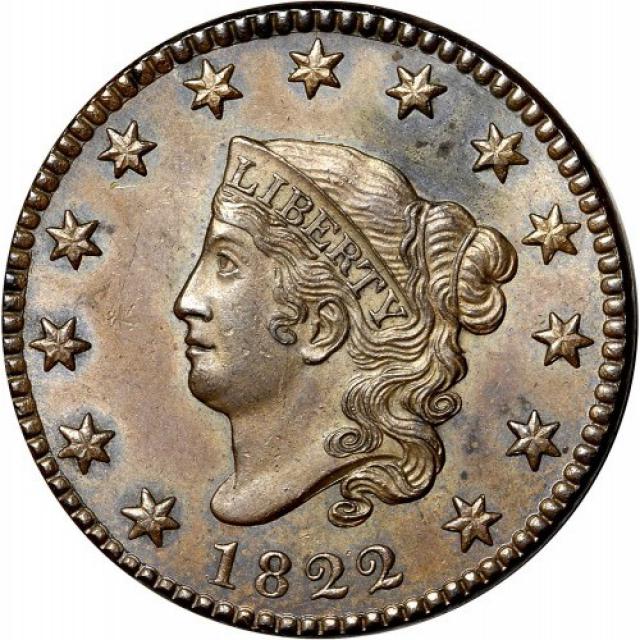 1 цент 1822, США, США