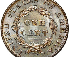 1 цент 1821, США, США