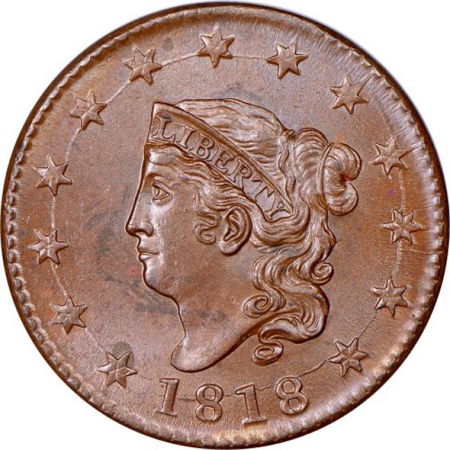 1 цент 1818, США, США