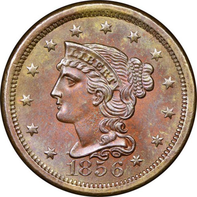 Монета Liberty Head Cent, 1 цент 1856, США, США