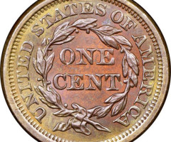 Монета Liberty Head Cent, 1 цент 1856, США, США