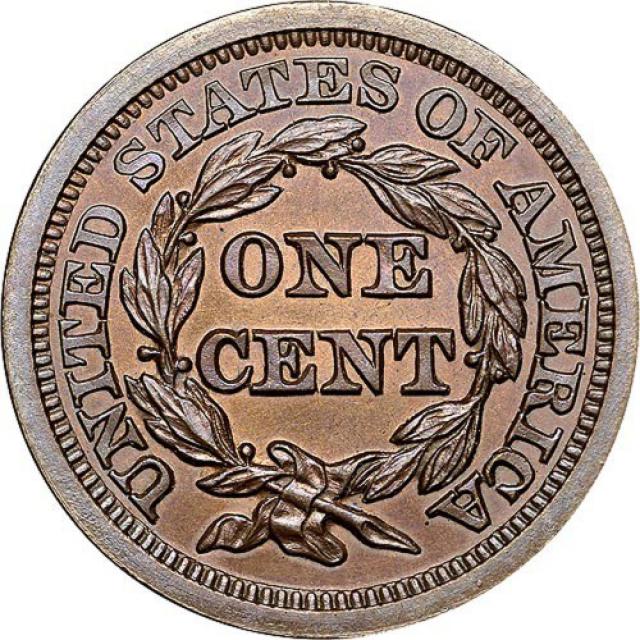 Монета Liberty Head Cent, 1 цент 1855, США, США