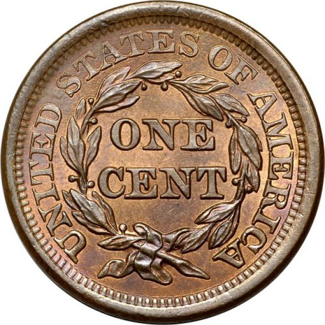 Монета Liberty Head Cent, 1 цент 1854, США, США