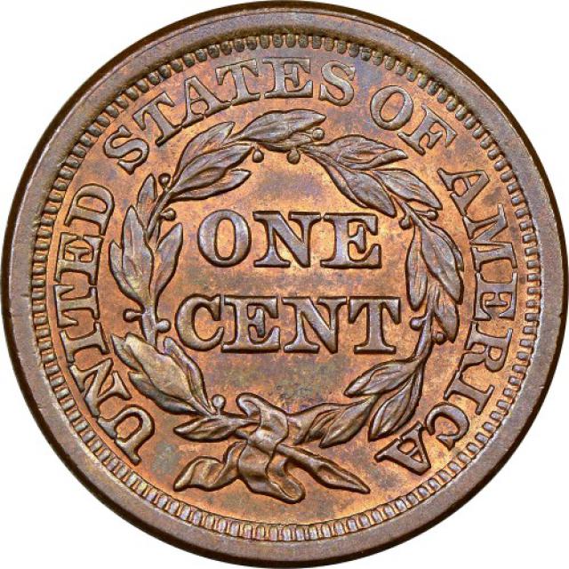 Монета Liberty Head Cent, 1 цент 1853, США, США