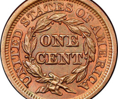 Монета Liberty Head Cent, 1 цент 1847, США, США