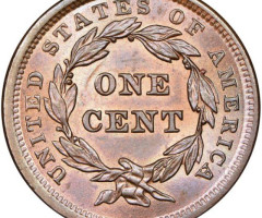 Монета Liberty Head Cent, 1 цент 1840, США, США
